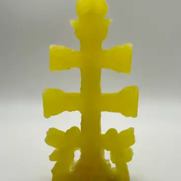 Vela Cruz De Caravaca Amarilla