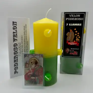 Velon 7 Mechas Llamadera Del Dinero La Calva Mistica