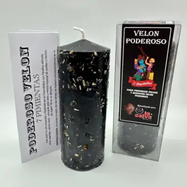 Velón 7 Pimientas La Calva Mística