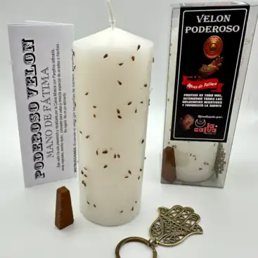 Velón Mano De Fátima La Calva Mística