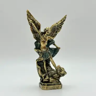 Figura San Miguel Arcángel Azul 12cm