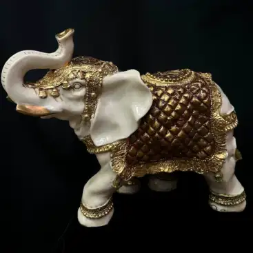 Elefante Del Dinero Marron 34cm
