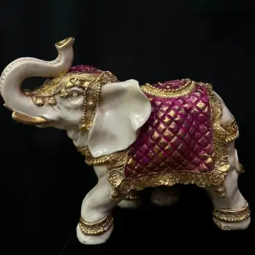 Elefante Del Dinero Fuccsia 34cm