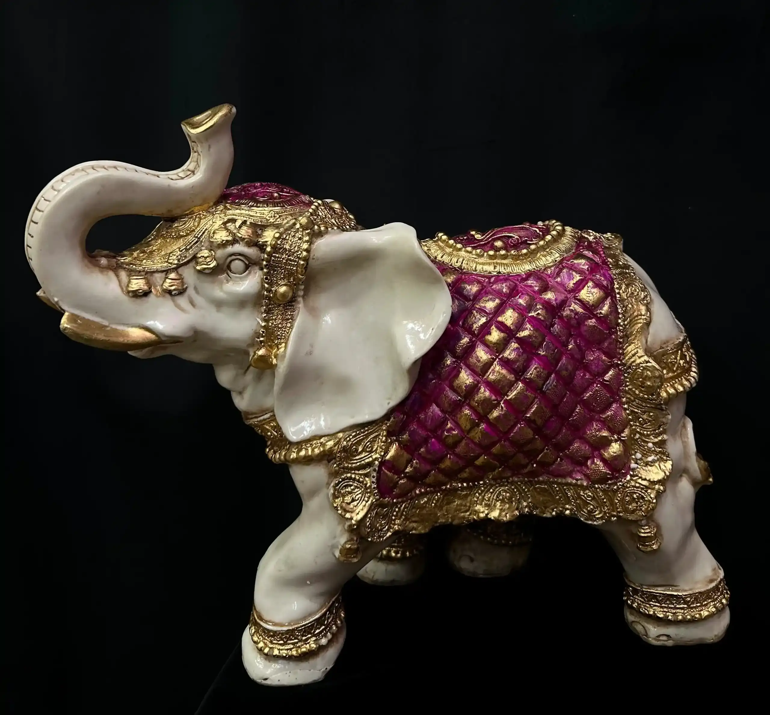 Elefante Del Dinero Fuccsia 34cm