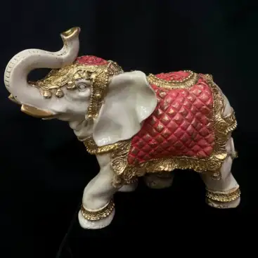 Elefante Del Dinero Rosa 34cm