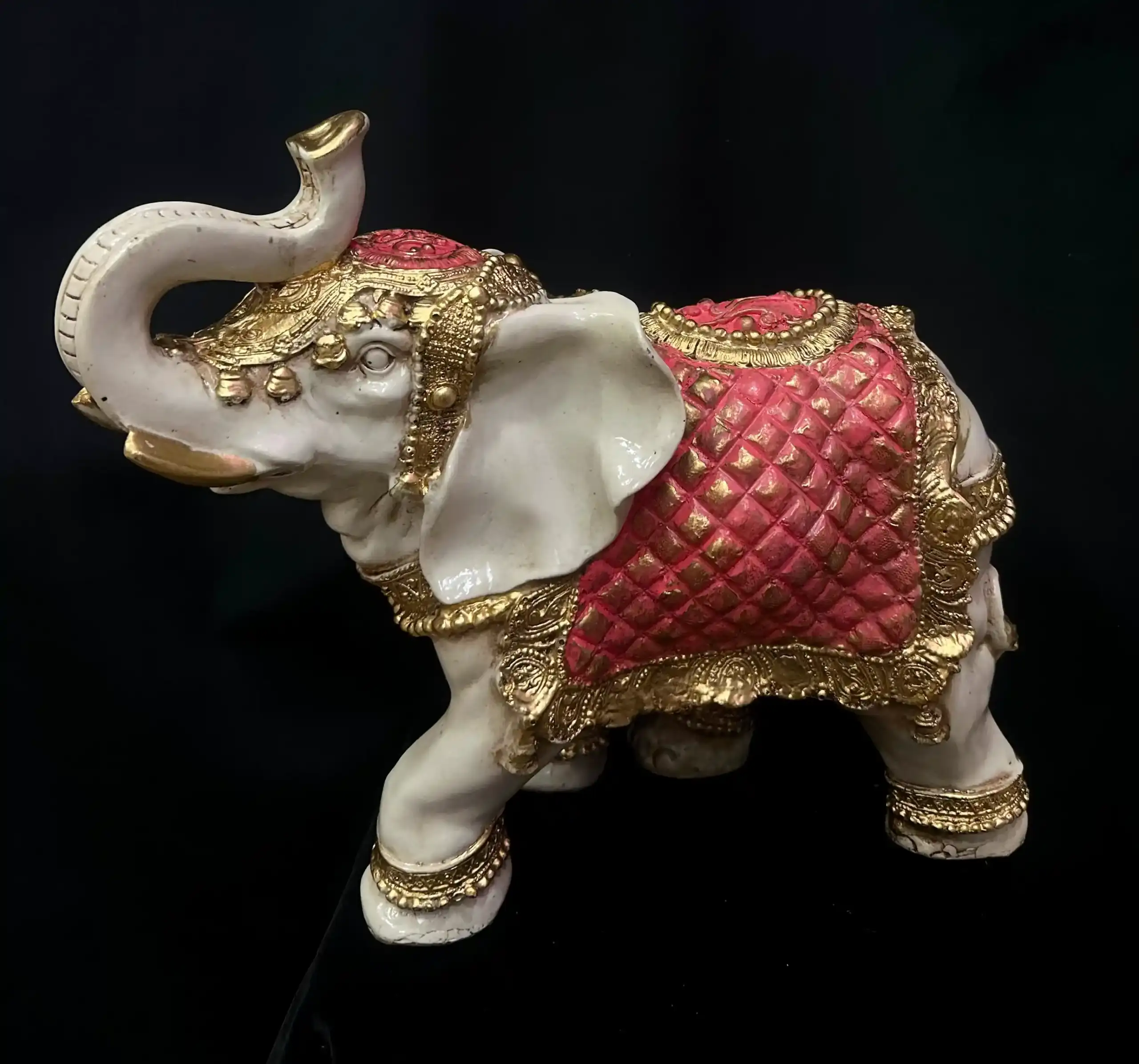 Elefante Del Dinero Rosa 34cm