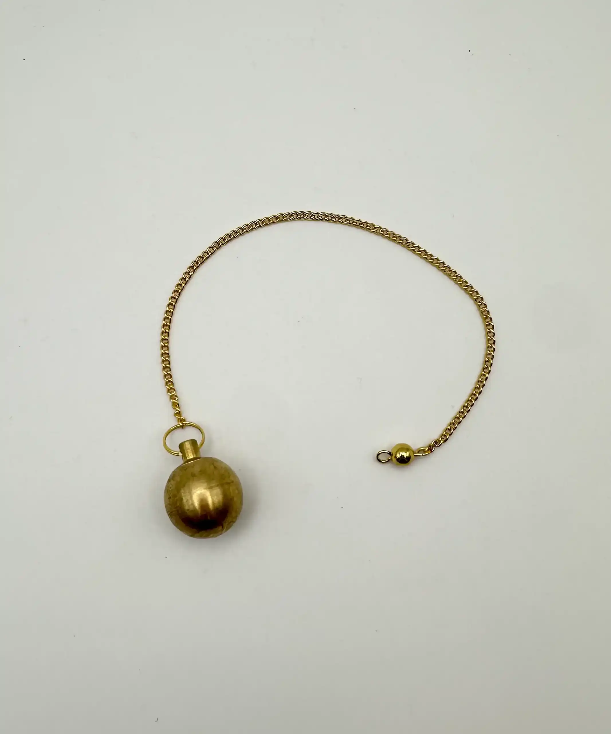 Péndulo Esfera De Bronce