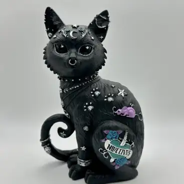 Figura Gato Nueve Vidas 22cm