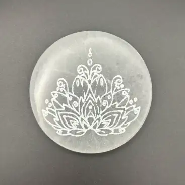 Placa Selenita Flor
