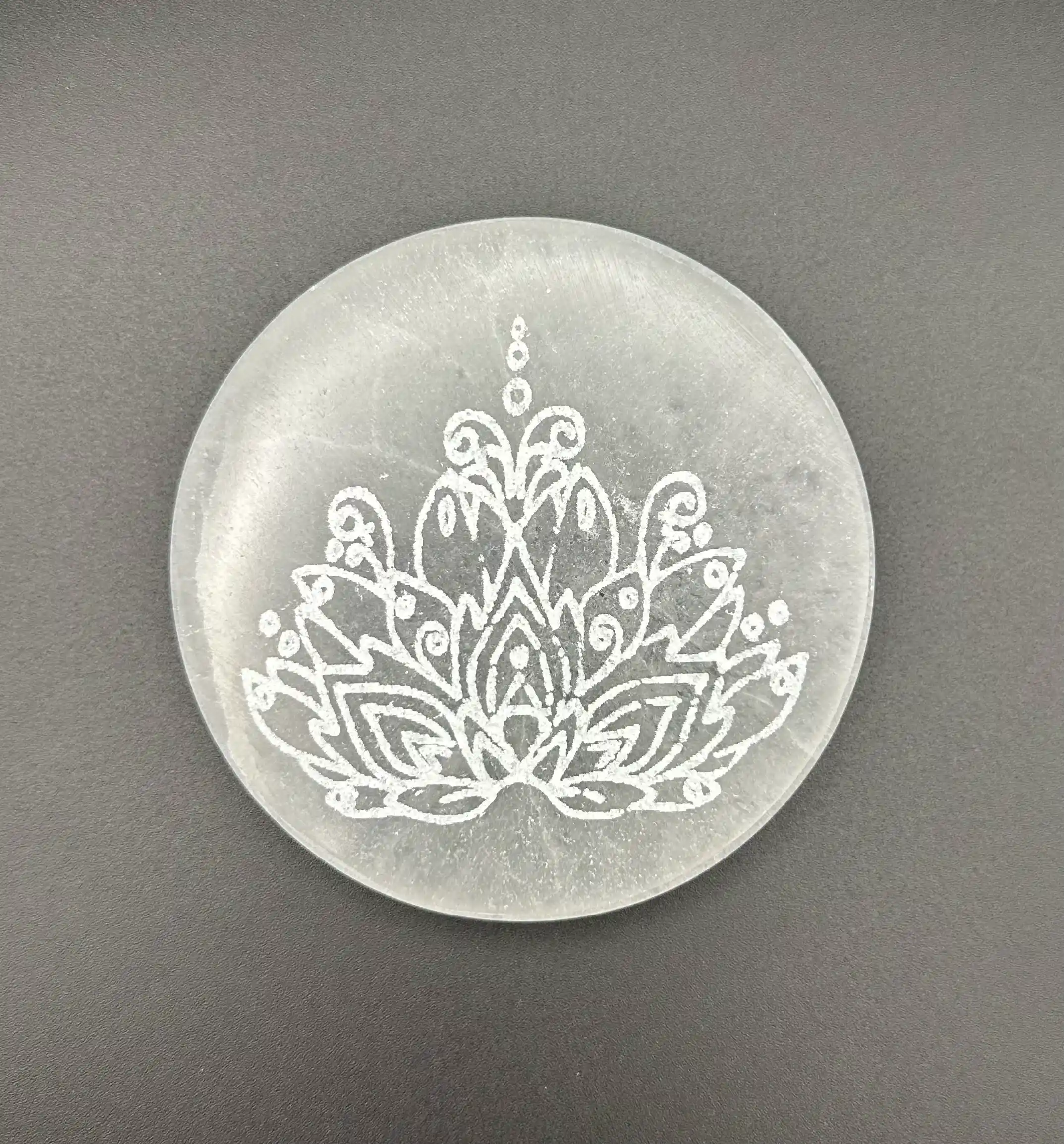 Placa Selenita Flor