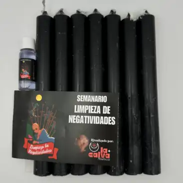 Pack Semanario Limpieza De Negatividades Grande La Calva Mistica