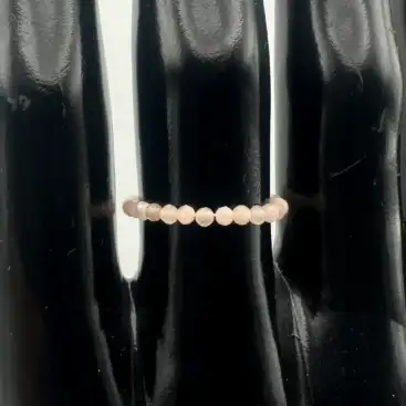 Anillo Piedra Sol Facetado Elástico