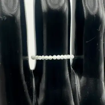 Anillo Cuarzo Limón Facetado Elástico