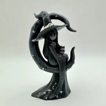 Figura Alma De Bruja Y Luna 13,40 cm