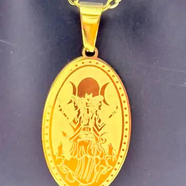 Colgante Hecate Acero Dorado
