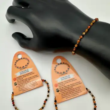 Pulsera Estación De Motivación Facetada 4mm