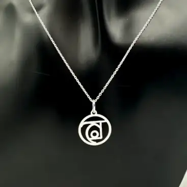 Colgante Sigilo De La Salud Plata De Ley