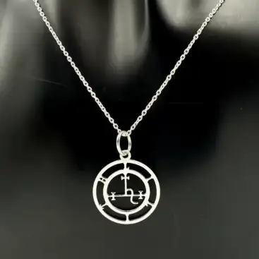 Colgante Sigilo De Lilith Plata De Ley