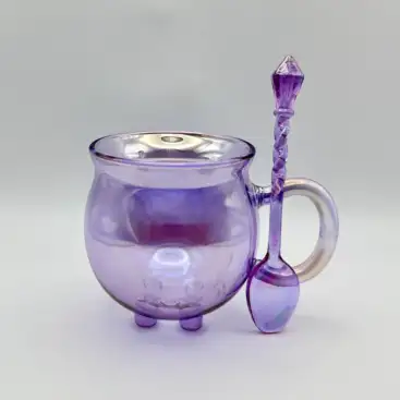 Taza Con Cuchara Color Unicornio