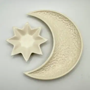 Pack Platos Luna Creciente Y Estrella