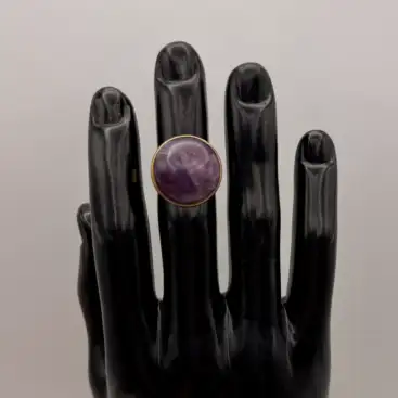 Anillo Grande Amatista