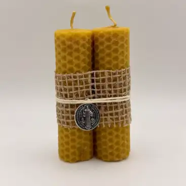 Pack 2 Velas De Miel San Benito