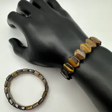 Pulsera Elástica Ojo De Tigre