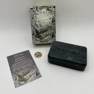 Pastilla De Jabon De Salvia Blanca