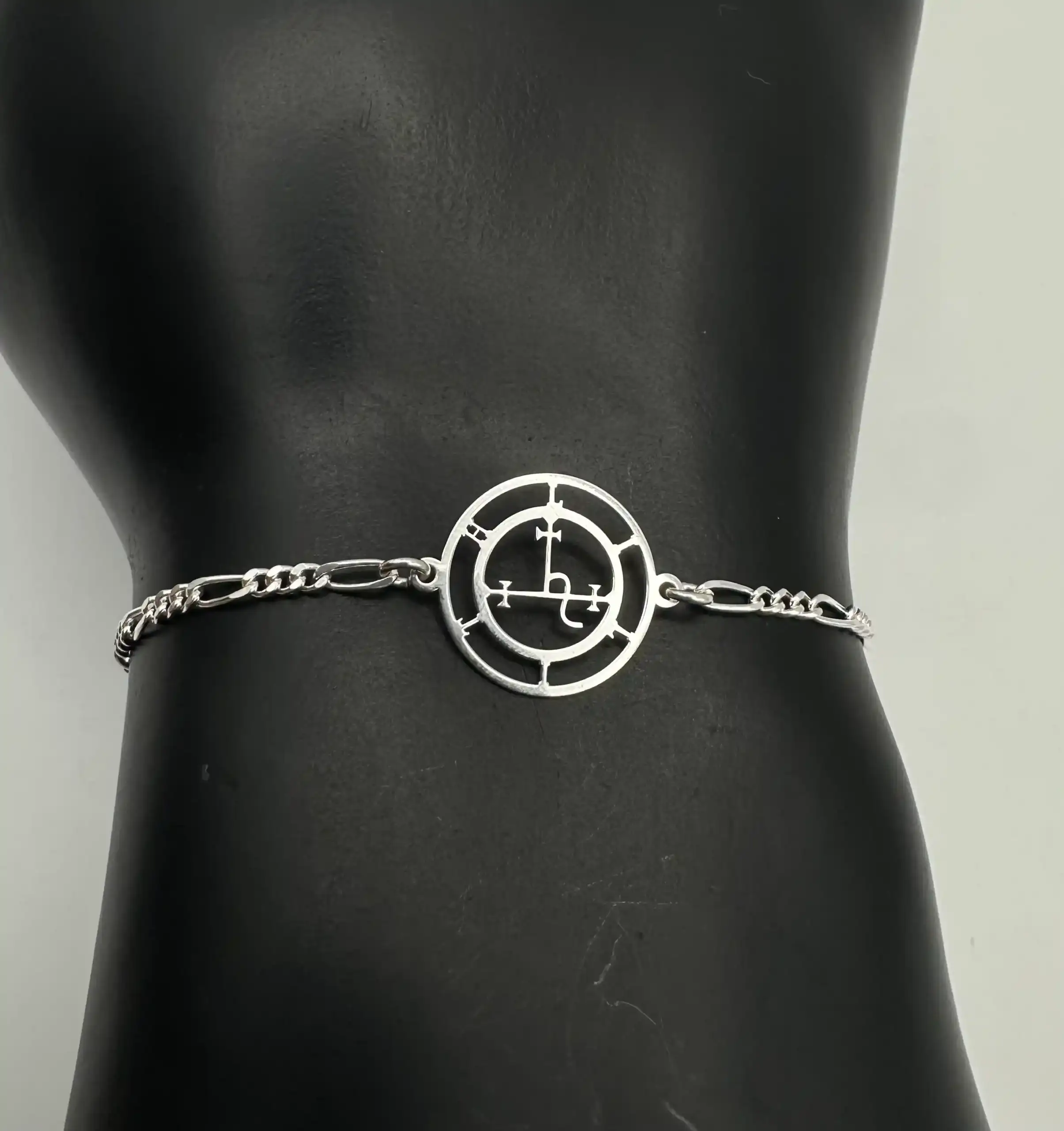 Pulsera Sigilo De Lilith Plata De Ley - Imagen 2