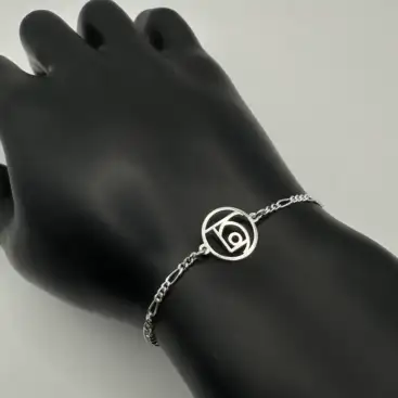 Pulsera Sigilo De La Salud Plata De Ley