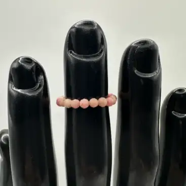 Anillo Rodonita Facetada 3mm