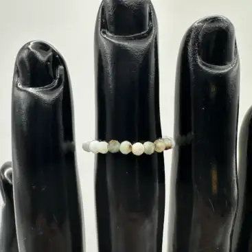 Anillo Amazonita Facetada 3mm