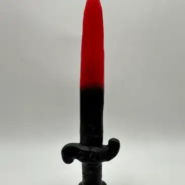 Vela Daga Roja Y Negra