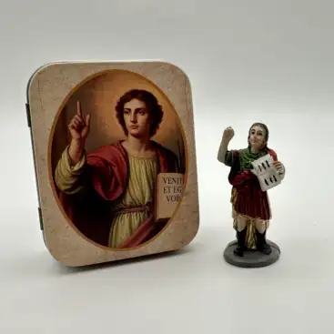 Figura San Pancracio 5cm En Lata