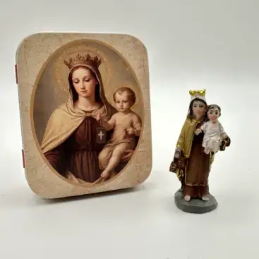 Figura Virgen Del Carmen 5cm En Lata