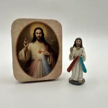 Figura Divina Misericordia 5cm En Lata