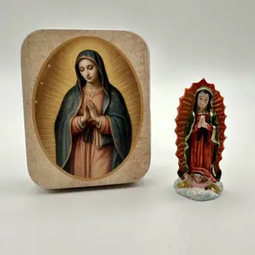Figura Virgen De Guadalupe 5cm En Lata