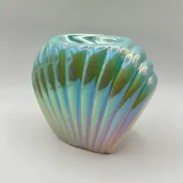 Quemador Con Forma De Concha Color Iridiscente