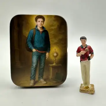 Figura Carlo Acutis 5cm En Lata