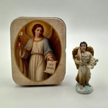 Figura San Gabriel 5cm En Lata