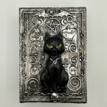 Caja Para Tarot Gato Negro