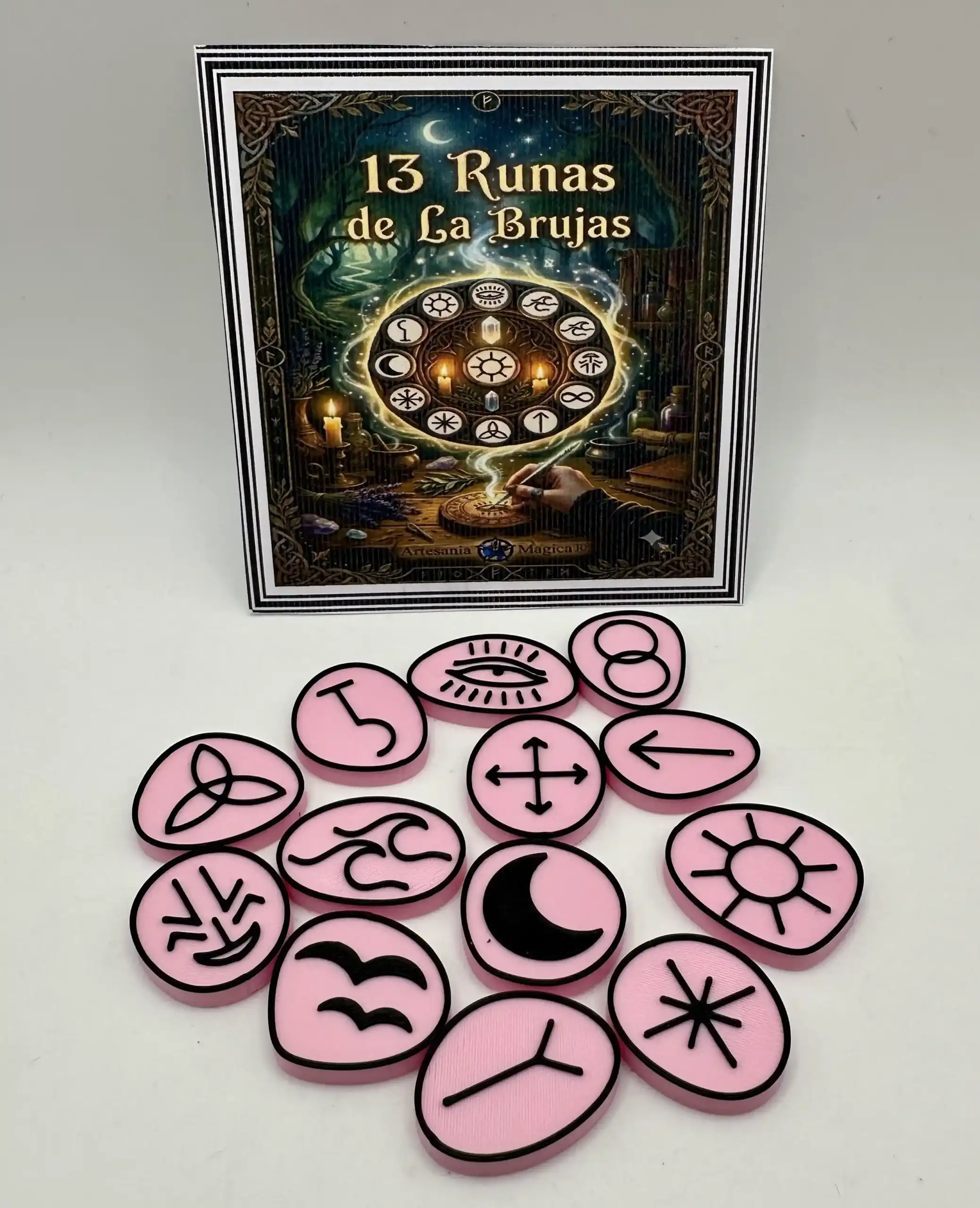 Runas De Las Brujas Color Rosa