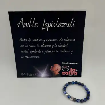 Anillo Lapislazuli Facetado Plata De Ley